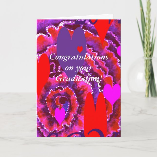 Colorful Graduation Card (Front)