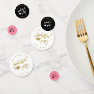 Colorful Graduation Party Class of Cocktail Confetti