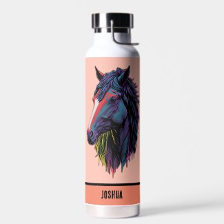 Colorful Graffiti Art Horse for Equestrian Lover