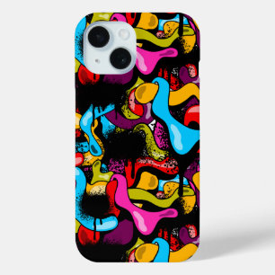 Colorful Graffiti Hip Hop Street Art iPhone 15 Case
