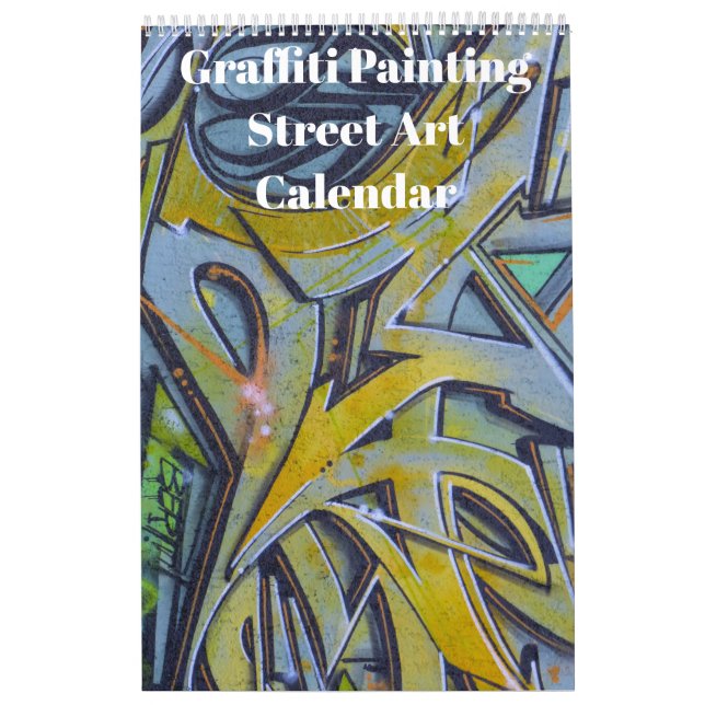 Colorful Graffiti Painting Street Art 2023 Calendar (Cover)