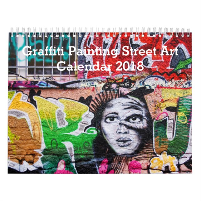 Colorful Graffiti Painting Street Art 2026 Calendar (Cover)