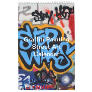 Colorful Graffiti Painting Street Art 2026 Calendar