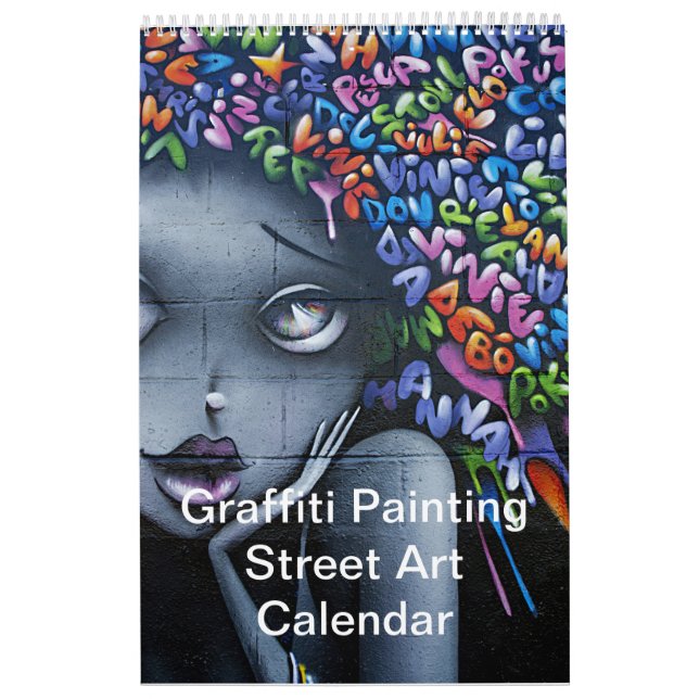 Colorful Graffiti Painting Street Art 2026 Calendar (Cover)