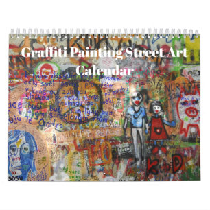 Colorful Graffiti Painting Street Art 2026 Calendar