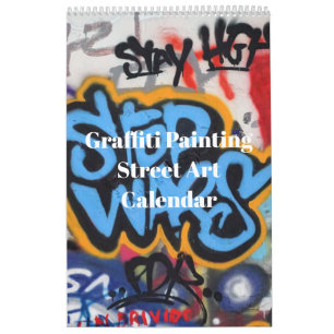 Colorful Graffiti Painting Street Art 2027 Calendar