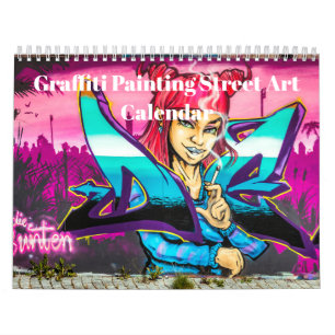 Colorful Graffiti Painting Street Art 2027 Calendar