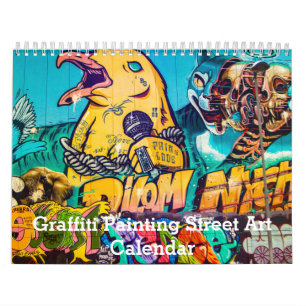 Colorful Graffiti Painting Street Art 2027 Calendar