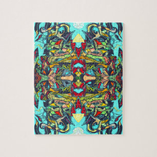 Colorful Graffiti Piece Jigsaw Puzzle