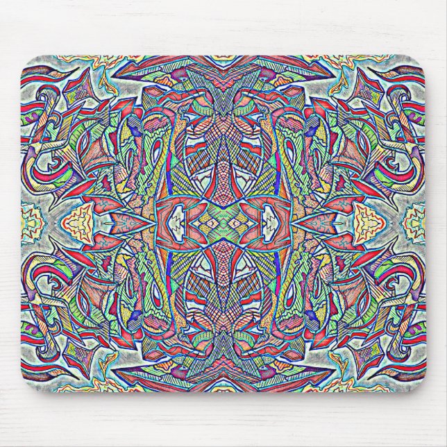 Colorful Graffiti Piece Mouse Pad (Front)