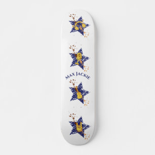 Colorful Graffiti Rock Music Skateboard Kids