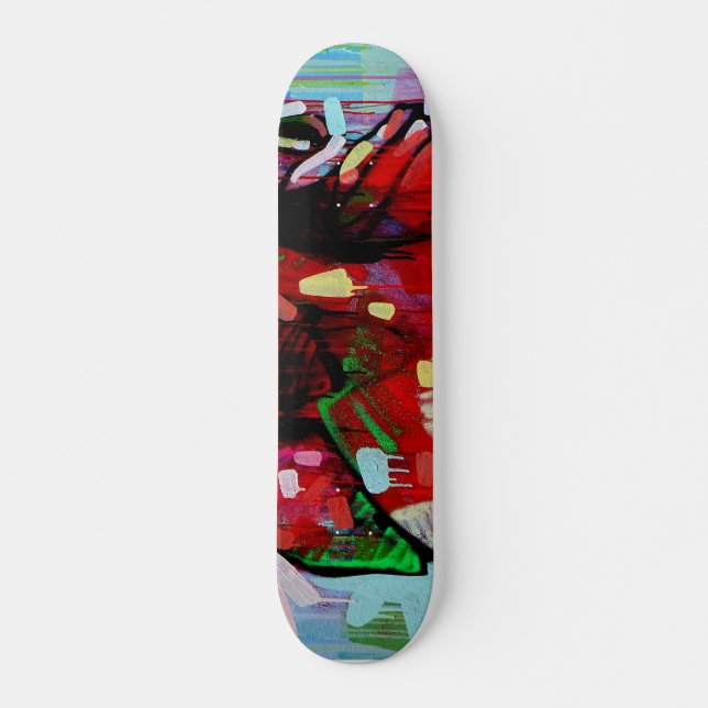 Colorful graffiti skateboard (Front)