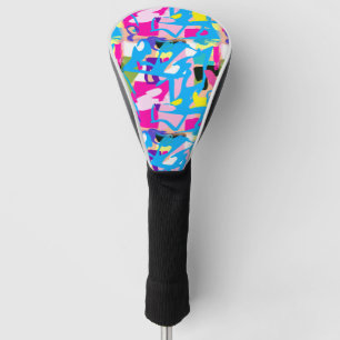Colorful Graffiti Splash Golf Head Cover