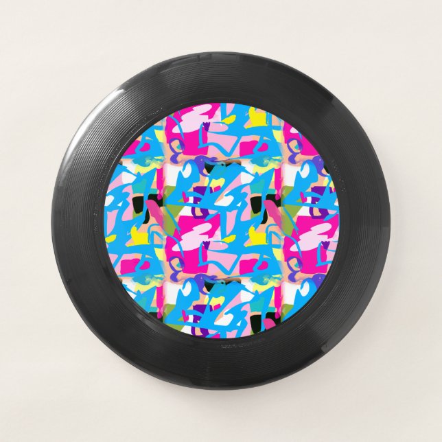 Colorful Graffiti Splash Wham-O Frisbee (Front)