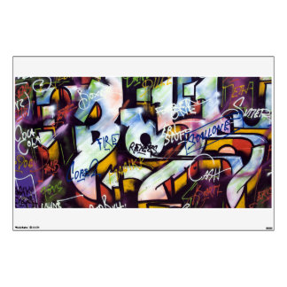 Graffiti Wall Decals & Wall Stickers | Zazzle