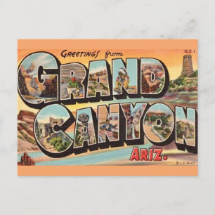 Colorful Grand Canyon Postcard