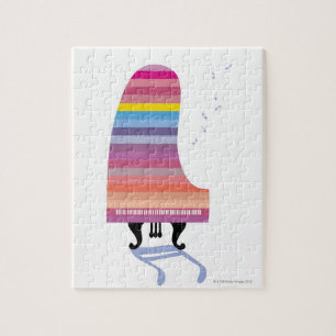 Colorful Grand Piano Jigsaw Puzzle