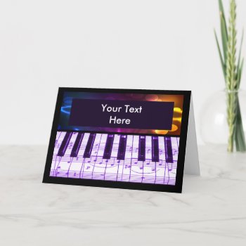 Colorful Grand Piano Keyboard And Music Notes by dreamlyn at Zazzle
