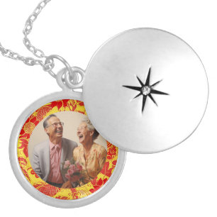 Colorful Granddaughter Photo Necklace