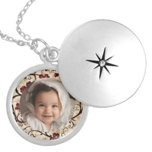 Colorful Grandmother Photo Jewelry Necklace Gift