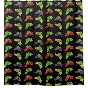 Colorful Grapes Pattern Shower Curtain