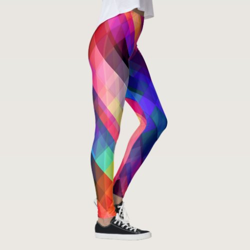 Colorful Graphic Comfortable Workout Leggings