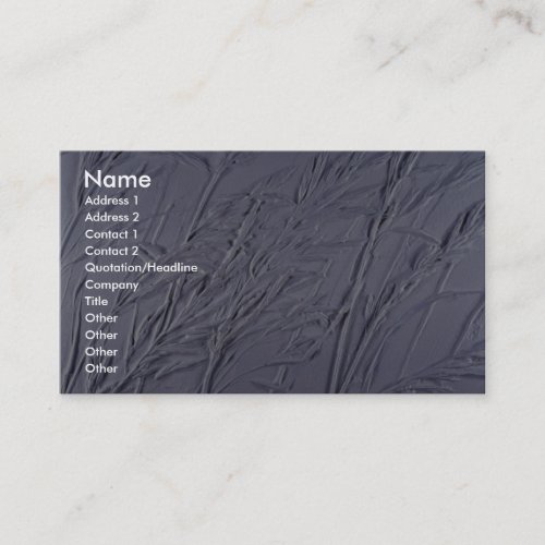 Colorful Grass Relief Business Card Templates