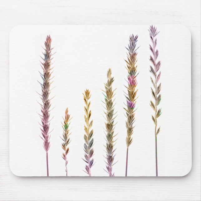 Colorful Grasses Mouse Pad (Front)