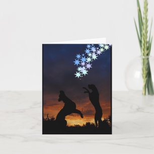 Colorful Great Dane card