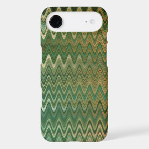 Colorful Green Orange Zigzag Pattern iPhone 17 Air Case