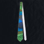 Colorful Green Peacock Tie<br><div class="desc">Amazing still life photography of a peacock feather. The close up view of the feather shows the stunning colors of the peacock.</div>