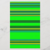 Colorful Green Stripe Customized Designer Pattern (Front)