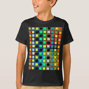 Colorful Grid-Tiled by Shirley Taylor T-Shirt