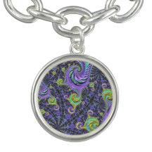 Colorful Groovy Boho Hippie Funky Abstract Fractal