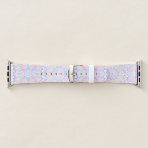 Colorful Groovy Boho Hippie Funky Pastel Mandala Apple Watch Band