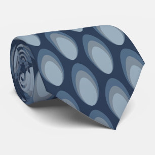 Colorful Groovy Retro 70s Pattern Neck Tie