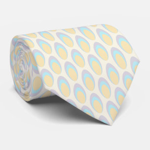 Colorful Groovy Retro 70s Pattern Neck Tie