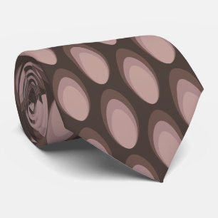 Colorful Groovy Retro 70s Pattern Neck Tie