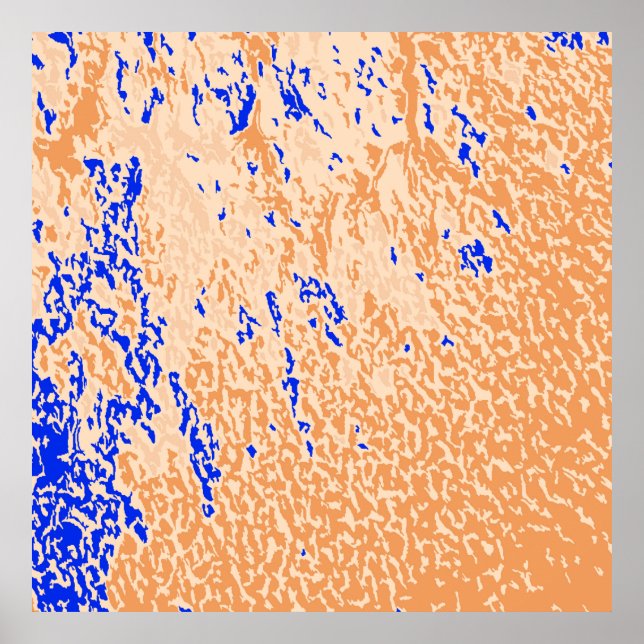 Colorful Grunge Background. Abstract Multicolor vi Poster (Front)