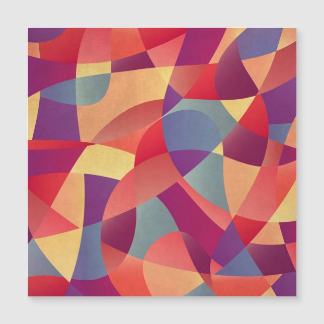 Colorful Grunge: Geometric Triangles Background (Front)