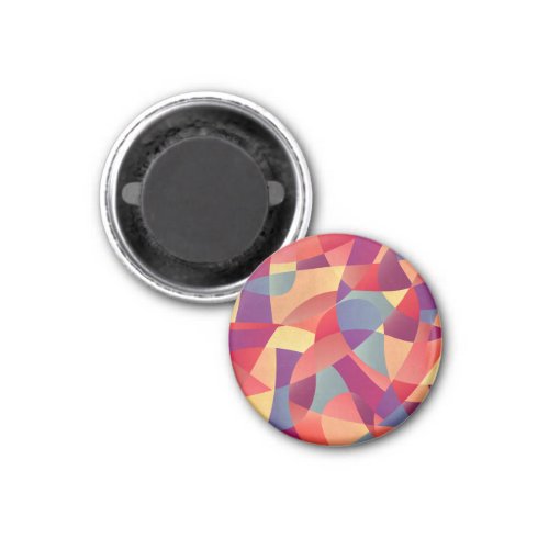 Colorful Grunge Geometric Triangles Background Magnet