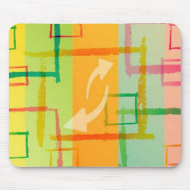 Colorful Grunge mousepad (Front)