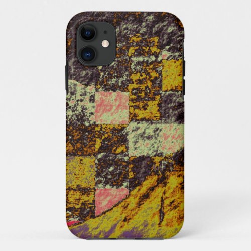 Colorful Grunge Textures 2 iPhone 11 Case