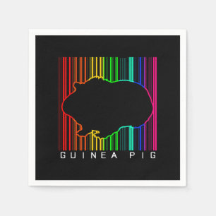 Colorful Guinea Pig Cute Guinea Lover Cute Pet Napkins