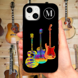 Monogrammed Guitar Phone Tablet Laptop iPod Cases Zazzle