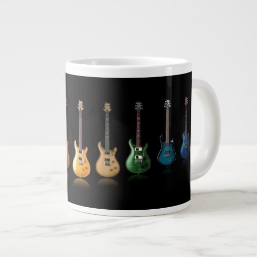 Colorful Guitar Player Music Lover Mug