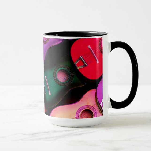 Colorful Guitars Mug (Right)