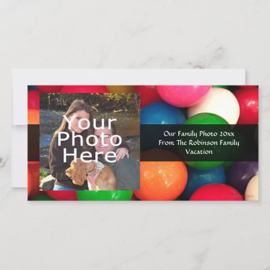 Colorful Gum Ball Candy (Front)