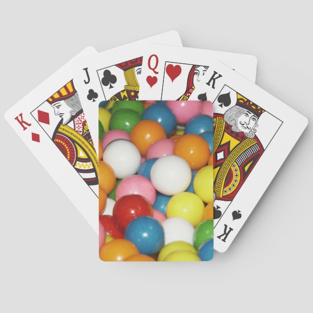 Colorful Gumball Classic Playing Cards (Back)