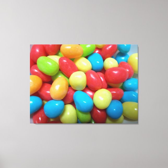 Colorful Gumballs Stretched Canvas Print (Front)
